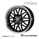 【16インチ 4H100 5.0J +45】アルミホイール1本 ディアスワゴン S320系 NOVARIS/ASSETE M1 BLACK/RIM POLISH 0041081(2)