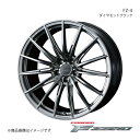 【18インチ 5H114.3 7.5J +38】 アルミホイール1本 ハリアー 80系 4WD F ZERO/FZ-4 ダイヤモンドブラック 0039831(2)
