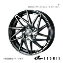 【15インチ 4H100 4.5J +45】 アルミホイール1本 ミライース LA300系 LEONIS/IT BMCMC(ブラックメタルコート/ミラーカット)...