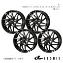 【16インチ 4H100 5.0J +45】アルミホイール4本セット ワゴンR MH23S LEONIS/IT PBMC/TI 0040571×4(2)