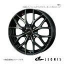 【16インチ 4H100 5.0J +45】 アルミホイール 1本 ミラトコット LA550系 LEONIS/MX PBMC/TI(パールブラック ミラーカット/チタントップ) 0037408(2)