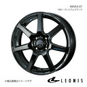 【15インチ 4H100 4.5J +45】アルミホイール1本 セルボ MG21S LEONIS/NAVIA 07 PBK(プレミアムブラック) 0039554(2)