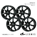 【17インチ 5H114.3 7.0J +42】アルミホイール4本セット マークX 130系 FR LEONIS/NAVIA 07 PBK 0039568