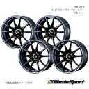 【18インチ 5H114.3 7.5J +35】アルミホイール4本セット SAI 10系 WedsSport/SA-25R BLC2 0073735×4(2)