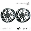 【19インチ 5H114.3 8.0J +43】 アルミホイール2本セット エクストレイル T31 純正タイヤサイズ(245/40-19) LEONIS/TE PBMC 0038789×2(2)