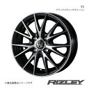 【12インチ 4H100 4.0B +42】アルミホイール1本 NT100 クリッパー DR16T RiZLEY/VS ブラックメタリックポリッシュ 0039412(2)