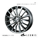 【15インチ 4H100 4.5J +45】 アルミホイール 1本 ディアスワゴン S320系 LEONIS/VT BMCMC(ブラックメタルコート ミラーカット) 0036327(2)