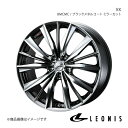 【17インチ 5H100 7.0J +47】 アルミホイール 1本 レガシィアウトバック BR系 LEONIS/VX BMCMC(ブラックメタルコート ミラーカット) 0033263(2)