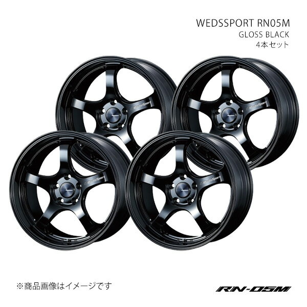 【18インチ 5H114.3 8.0J +35】アルミホイール4本セット シルビア S15 RN05M 0072753×4