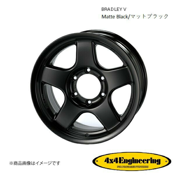 ブラッドレーV 16インチ 6穴 6H 139.7 8.0J -25 4WD 用 ホイール 1本 マットブラック BRADLEY V