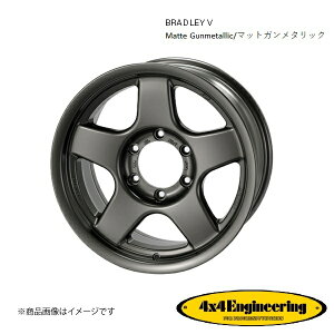 ブラッドレーV 16インチ 5穴 5H 139.7 5.5J +22 4WD 用 ホイール 5本 マットガンメタリック BRADLEY V