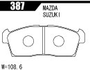 ACRE アクレ ブレーキパッド ダストレスリアル フロント Kei/Keiワークス HN22S NA 5/6型 387