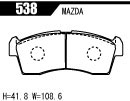 ACRE アクレ ブレーキパッド PC3200(競技専用) フロント タウンボックス DS64W 538