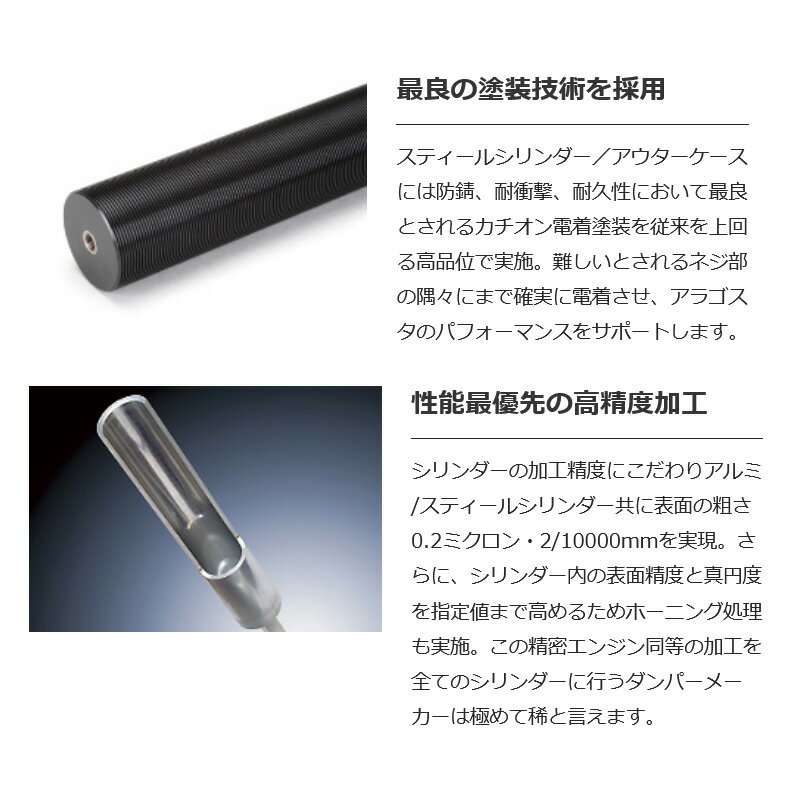 Aragosta アラゴスタ 全長調整式車高調 with アラゴスタカップ 2CUP TYPE-S 1台分 インプレッサ スポーツ GP2 3AAA.SE.A1.000+2CUP