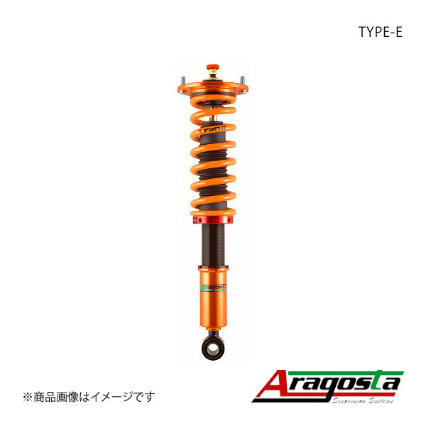 Aragosta アラゴスタ 全長調整式車高調 TYPE-E 1台分 LANCIA デルタ(後期)EVO 1/EVO 2 ストリート 60LA.01.B1.000