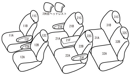 Bellezza ベレッツァ シートカバー ワイルドステッチDX デリカD:5 CV#W H19/1〜H24/7 ワインレッド×ワインレッド