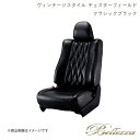 Bellezza/ベレッツァ シートカバー AZオフロード JM23W 2004/10-2010/9 ヴィンテージスタイル チェスターフィールド クラシックブラック S691