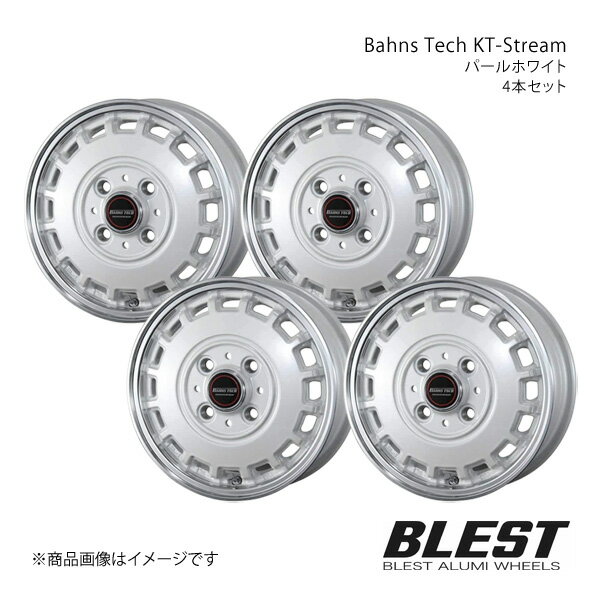 Bahns Tech KT-Stream タントエグゼ L455/465 アルミホイール 4本セット 【14×4.5J 4-100 +45 パールホワイト】
