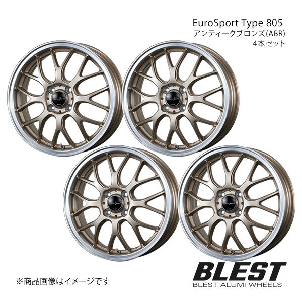 EuroSport Type 805 ソニカ L405/415 アルミホイール 4本セット 【15×5.0J 4-100 +45 アンティークブロンズ(ABR)】
