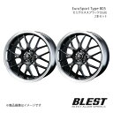 EuroSport Type 805 パッソ 10系 アルミホイール 2本セット 【17×7.0J 4-100 +42 セミグロススブラック(SGB)】(2)