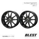 EuroSport Type SS-01 エアウェイブ GJ1/2 アルミホイール 2本セット 【16×6.0J 4-100 +40 マットブラック】