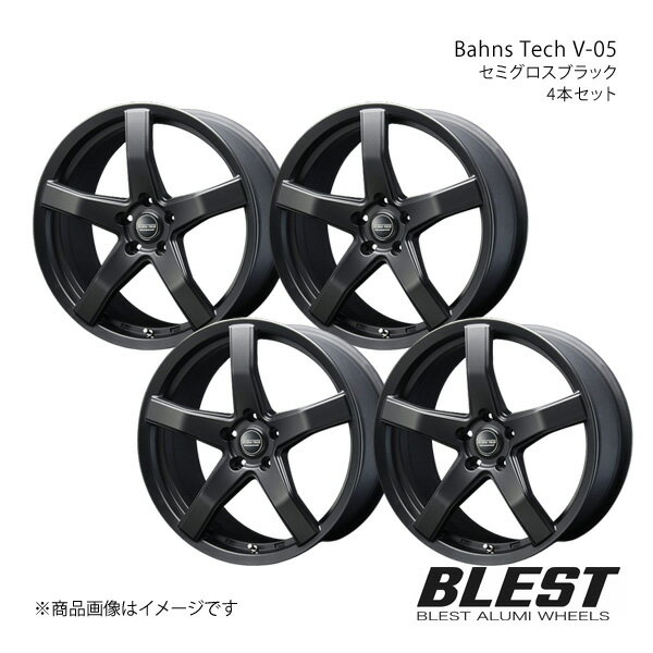 Bahns Tech V-05 エスクード YD/YE21S アルミホイール 4本セット 【19×7.5J 5-114.3 +50 セミグロスブラック】