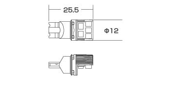 CATZ キャズ フロントスモールランプ LED Side 90 A.D.J 6900K パッソ KGC30/KGC35 H26.4〜H28.3 CLB24 3