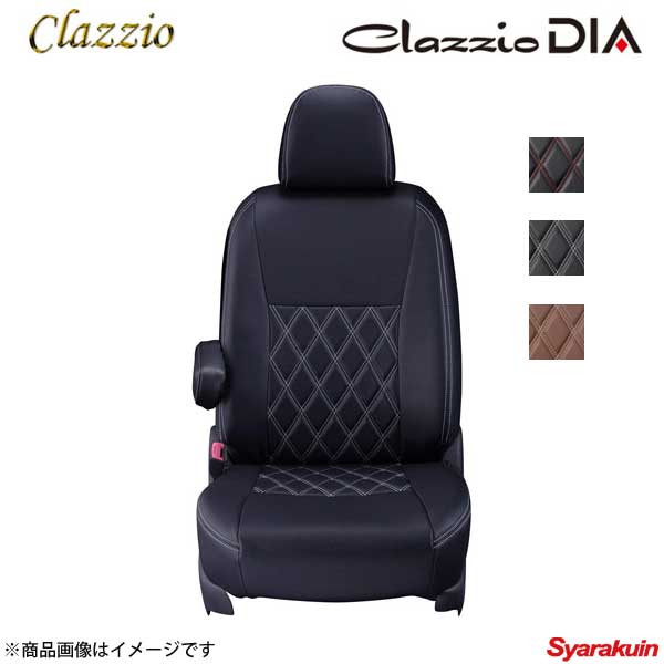 Clazzio/クラッツィオ クラッツィオ ダイヤ EH-2045 ブラック×ホワイトステッチ N-BOX+ Custom JF3/JF4