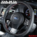 DAMD/ダムド ステアリング SS360-RX レッドステッチ WRX STI VAB アプライド:A-