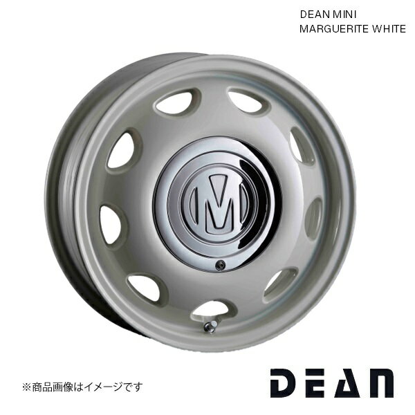 クリムソン ディーン ミニ 14インチ 4穴 4H 100 5.0J +45 アクア ヴィッツ ホイール 4本 マーガレットホワイト DEAN MINI CRIMSON