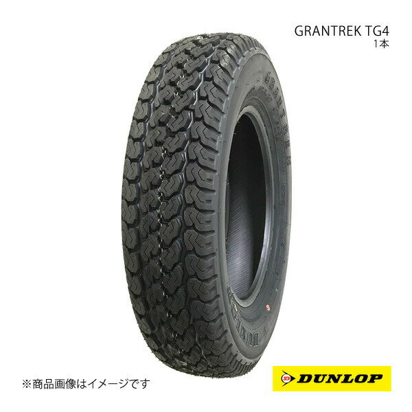 DUNLOP ダンロップ バン・小型トラック用サマータイヤ 1本 GRANDTREK TG4/グラントレック ティージーフォー 145R12 6PR 6桁コード:219921