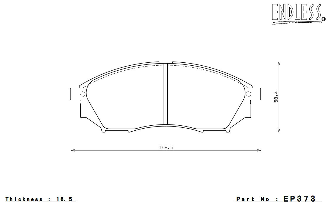 ENDLESS エンドレス ブレーキパッド SSM PLUS 1台分セット シーマ GF50/HF50/GNF50 MP373285