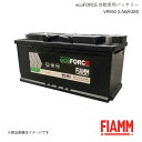 FIAMM/フィアム ecoFORCE AGM 自動車バッテリー BMW 5シリーズ E60 535d 2004.09 VR950 LN6AGM 7906203