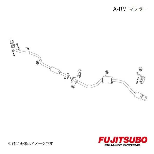 FUJITSUBO/フジツボ マフラー A-RM bB 1.5 2WD マイナー後 CBA-QNC21 2010.7〜2016.7 250-21621