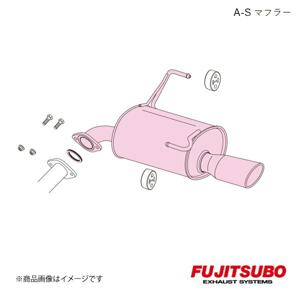 FUJITSUBO/フジツボ マフラー A-S インプレッサ G4 2.0 4WD DBA-GK7 2016.10〜 350-63121