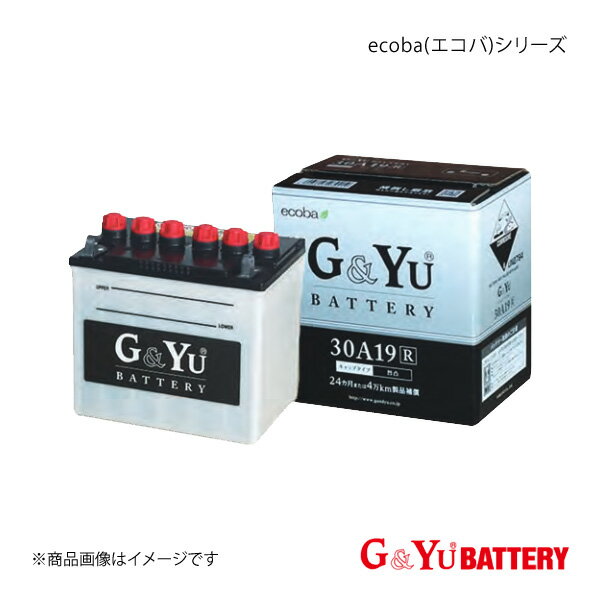 G&Yu BATTERY/G&Yuバッテリー ecobaシリーズ フーガ CBA-PNY50 新車搭載:80D23L(標準搭載) 品番:ecb-80D23L×1