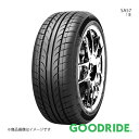 ■メーカーGOODRIDE/グッドライド ■商品名SA57/エスエー57 ■本数1本 ■タイヤ幅(mm)225 ■タイヤの構造R ■インチ18 ■扁平(%)50 ■サイズ225/50R18 ■速度記号95W ■製品説明矢櫃(やびつ)形をしたトレッドパターンにより、高い排水性能と走行能力を実現。乾いた路面はもちろん、雨の日の濡れて滑りやすい路面においても、強いグリップ力で路面をがっちりと掴みます。4つのカギ状の溝及び縦溝ともに配水しやすい形状を採用。階段状の3D構造の溝で高い排水力とグリップ力を実現しています。また、レースで培った技術を存分に活かし、路面と接地したタイヤの力を効率的に分散させることで、ハンドリング性能の向上とタイヤの片減りを軽減させることに成功。どんな状況下においても安定したドライビングが楽しめるタイヤです。■SA57スピード記号…H-Wレンジ(210〜270km/h)【スピード記号について】各タイヤが規定の条件下で走行できる速度(最高速度)を表示しております。グッドライドはEUの高速走行にも対応したハイレベルの基準に対応しております。 ■備考※こちらの商品は、【タイヤのみ】の商品です。ホイールは付属しません。 ■納期メーカー取り寄せ品の為、通常即日〜4営業日以内に発送致します。 ■ご注文時注意事項※こちらの商品はメーカー直送品の為、代金引換と後払い決済がご利用頂けません。代金引換や後払い決済でご注文頂いた場合は、お客様にご確認の上、他決済方法への変更依頼、又はご注文のキャンセル処理を行わせて頂きます。 ※ ご注文前に必ずご確認下さい お急ぎの場合はご購入前に納期確認をお願い致します。 納期について ＊メーカー在庫が欠品の場合、改めて納期をご連絡致します。 ＊メーカーにて予告無く廃番、仕様変更になっている場合があります。 返品・キャンセルに関して ＊お客様都合による返品・キャンセル・商品の変更は一切お受けしておりません。 ＊在庫・納期・適合未確認でご購入された商品のキャンセルは一切お受けしておりません。 ＊代引きで納期が半年以上の商品をご注文の場合はキャンセルさせていただきます。別の決済方法でご注文下さい。