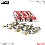 HKS エッチ・ケー・エス SUPER FIRE RACING M45i 4本セット シルビア TURBO S15 SR20DET 99/1〜02/8 ISOタイプ NGK9番相当 プラグ