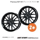 Precious AST M1 ノート E11 ホイール 2本【16×6.0J 4-100 INSET45 ブラック&リムポリッシュ】HOT STUFF(2)