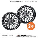 Precious AST M3 N-ONE JG3/JG4 ホイール 2本【16×5.0J 4-100 INSET45 ブラックポリッシュ】HOT STUFF(2)