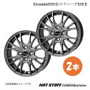 ExceederE05II/エクシーダE05II ソリオ MA26S/MA36S/MA46S ホイール 2本【15×4.5J 4-100 INSET45 ダークシルバー】HOT STUFF/ホットスタッフ(2)