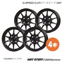 G-SPEED G-07/ジースピードG-07 ブーン M700系 ホイール 4本【15×5.5J 4-100 INSET43 メタリックブラック】HOT STUFF/ホットスタッフ