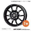 G-SPEED P-06 eKカスタム B11W ホイール 1本【15×4.5J 4-100 INSET45 メタリックブラック&リムポリッシュ】HOT STUFF(2)