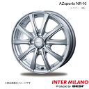 INTER MILANO/インターミラノ AZsports NR-10 サクシード 160系 ホイール 1本【14×5.0J 4-100 INSET 39 シルバー】(2)