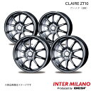 INTER MILANO/インターミラノ CLAIRE ZT10 シエンタ 170系 ホイール 4本【15×6.0J 5-100 INSET43 ガンメタ】