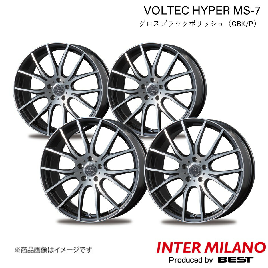 INTER MILANO/󥿡ߥ VOLTEC HYPER MS-7 ۥ 4ܡ198.0J 5-114.3 INSET45 ֥åݥå