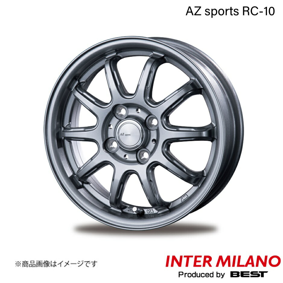 INTER MILANO/󥿡ߥ AZ sports RC-10  10 GR SPORT ۥ 1ܡ155.5J 4-100 INSET43 С
