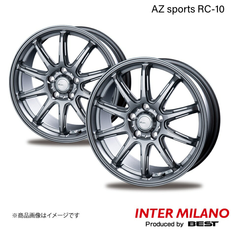 INTER MILANO/󥿡ߥ AZ sports RC-10 ƥåץ若 RP ۥ 2ܡ166.5J 5-114.3 INSET53 С