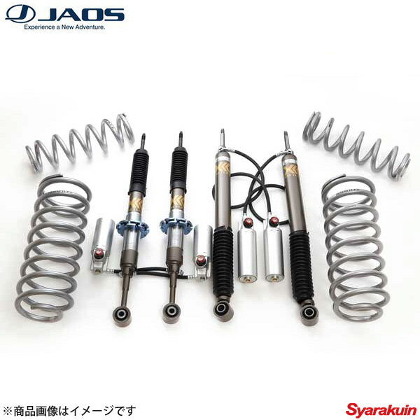 ■メーカー品番A743245A ■メーカーJAOS/ジャオス ■商品名BATTLEZ VF-R リフトアップセット ver.A(50) ■自動車メーカーTOYOTA/トヨタ ■車種FJクルーザー ■年式10.11- ■適応− ■基本情報国際ラリーなどで実際に使用されているKYB高性能ダンパーをベースにストリートユース向けにアレンジしたリザーバタンク付きのプレミアムダンパーとヘタリ保証を付帯したコイルスプリングBATTLEZ＆xCOILi-Wをセットにしました。Ver.Aはリフトアップ量がフロント、リア共に約50mmアップの仕様です。 ■商品内容フロントコイルスプリング、リアコイルスプリング、リザーバタンク付車高調整式フロントダンパー、リザーバタンク付リアダンパー、別タンク固定ブラケット、車高調整用レンチ ■車高リフトアップフロント20〜60mm、リア50〜60mm ■スプリング線径フロント：15Φ、リア：16.5Φ ■スプリングバネレートフロント106N/mm、リア30N/mm ■スプリングカラーシルバー ■ショックアブソーバータイプフロント：高圧ガス式シングルチューブダンパー(正立単筒ガス)、車高調整、ハーモフレック機構リア：高圧ガス式シングルチューブダンパー(倒立単筒ガス) ■減衰力調整高速側無段階減衰力調整式、低速側20段ダイヤル減衰力調整式 ■減衰力フロント:伸側48％、圧側-29％(調整域中央値/0.3m/sec/純正比) リア:伸側70％、圧側-15％(調整域中央値/0.3m/sec/純正比) ■ストロークフロント+8mm、リア+15mm ■ボディ径フロント43.5φ、リア51φ(純正45φ) ■ピストン径フロント40φ、リア46φ ■ショックアブソーバーカラーグレーメタリック ■その他別タンク固定ブラケット：スチール、カチオン電着塗装 ■取付方法純正交換純正フロントアッパーマウント流用 ■取付時間2.5時間〜3時間 ■注意事項・補足説明X-REAS車装着不可2010年モデル以降(左ハンドル)装着可能11.01以降登録車に装着時バックランプの移設が必要車高調整機能はフロントのみヘタリ保証付帯(コイルスプリングのみ) ■JANコード4948350207969 ■納期メーカー取り寄せ品の為、通常2〜4営業日以内に発送致します。 ※ ご注文前に必ずご確認下さい お急ぎの場合はご購入前に納期確認をお願い致します。 納期について ＊メーカー在庫が欠品の場合、1〜2ヶ月以上のお時間を頂く場合がございます。 ＊メーカーにて予告無く廃盤、仕様変更になっている場合があります。 返品・キャンセルに関して ＊お客様都合による返品・キャンセル・商品の変更は一切お受けしておりません。 ＊在庫・納期・適合未確認でご購入された商品のキャンセルは一切お受けしておりません。 ＊代引きで納期が半年以上の商品をご注文の場合はキャンセルさせていただきます。別の決済方法でご注文下さい。 メーカー希望小売価格はメーカーサイトに基づいて掲載しています。