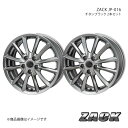 ZACK JP-016 タウンエースノア/ライトエースノア 50系 アルミホイール2本セット 【15×6.0J 5-114.3 45 チタンブラック】